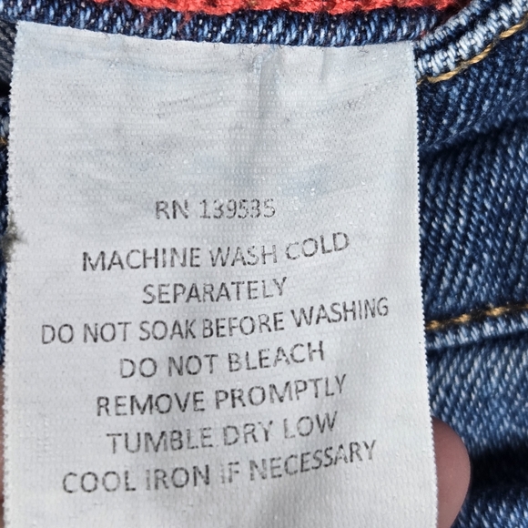 Grayers Premium Denim Straight Leg Blue Jeans Mens Size 32x32 - Picture 12 of 13